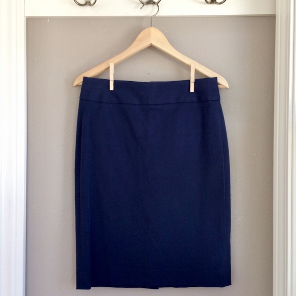 Banana Republic Dresses & Skirts - 2 Banana Republic Navy Blue Twill Pencil Skirt